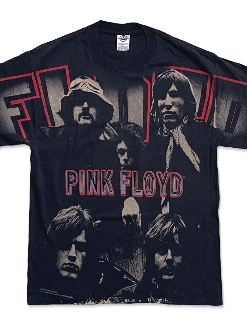 Vintage Pink Floyd Band Photo All-Over Collage 2004